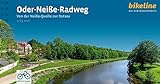 Oder-Neiße-Radweg: Von der Neiße-Quelle zur Ostsee, 1:75.000, 640 km, GPS-Tracks Download, LiveUpdate (Bikeline Radtourenbücher)