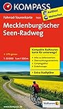 Mecklenburgischer Seen Radweg 1 : 50 000: Leporello Karte, reiß- und wetterfest (KOMPASS Fahrrad-Tourenkarte, Band 7020)