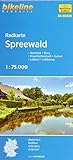 Bikeline Radkarte Spreewald, Burg, Eisenhüttenstadt, Gruben, Lübbeb, Lübbenau, 1 : 75 000, wasserfest und reißfest, GPS-tauglich mit UTM-Netz
