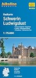 Radkarte Schwerin Ludwigslust (RK-MV04): Griese Gegend – Lewitz – Hagenow – Neustadt-Glewe – Schaalsee – Schweriner See, 1:75.000, wetterfest/reißfest, GPS-tauglich mit UTM-Netz (Bikeline Radkarte)