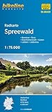 Bikeline Radkarte Spreewald, Burg, Eisenhüttenstadt, Gruben, Lübbeb, Lübbenau, 1 : 75 000, wasserfest und reißfest, GPS-tauglich mit UTM-Netz