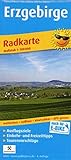 Erzgebirge: Radkarte mit Ausflugszielen, Einkehr- & Freizeittipps, wetterfest, reissfest, abwischbar, GPS-genau. 1:100000 (Radkarte: RK)