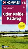 KOMPASS Fahrrad-Tourenkarte Oder-Neiße-Radweg 1:50.000: Leporello Karte, reiß- und wetterfest