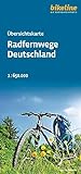Radfernwege Deutschland: Übersichtskarte 1:650.000 (bikeline Panorama)