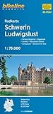 Radkarte Schwerin Ludwigslust (RK-MV04): Griese Gegend – Lewitz – Hagenow – Neustadt-Glewe – Schaalsee – Schweriner See, 1:75.000, wetterfest/reißfest, GPS-tauglich mit UTM-Netz (Bikeline Radkarte)