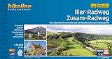 Iller-Radweg • Zusam-Radweg: Von Oberstdorf nach Ulm und von Kaufbeuren nach Donauwörth, 275 km, 1:50.000 (Bikeline Radtourenbücher)