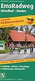 EmsRadweg, Hövelhof - Emden: Leporello Radtourenkarte mit Ausflugszielen, Einkehr- & Freizeittipps, wetterfest, reissfest, abwischbar, GPS-genau. 1:50000 (Leporello Radtourenkarte: LEP-RK)