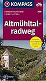 KOMPASS Fahrrad-Tourenkarte Altmühltalradweg 1:50.000: Leporello Karte, reiß- und wetterfest