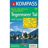 Tegernseer Tal: Wanderkarte mit Aktiiv Guide, Radwegen, Skitouren und Loipen. GPS-genau. 1:25000 (KOMPASS Wanderkarte, Band 8)