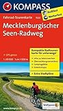 Mecklenburgischer Seen Radweg 1 : 50 000: Leporello Karte, reiß- und wetterfest (KOMPASS Fahrrad-Tourenkarte, Band 7020)