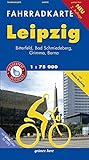 Fahrradkarte Leipzig: Mit Bitterfeld, Bad Schmiedeberg, Grimma. Mit Mulde-Radweg. Mit UTM-Gitter für GPS. Maßstab 1:75.000. Wasser- und reißfest. (Fahrradkarten)