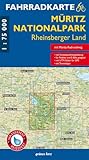 Fahrradkarte Müritz-Nationalpark, Rheinsberger Land: Mit Müritz-Radrundweg. Wasser- und reißfest. Mit UTM-Gitter für GPS. Wasser- und reißfest. (Fahrradkarten)