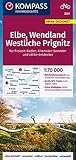 KOMPASS Fahrradkarte 3024 Elbe - Wendland - Westliche Prignitz 1:70.000: Fahrradkarte. GPS-genau