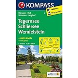 Tegernsee - Schliersee - Wendelstein: Wanderkarte mit Aktiv Guide, Radwegen, Skitouren und Loipen. GPS-genau. 1:50000 (KOMPASS Wanderkarte, Band 8)