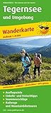 Tegernsee und Umgebung: Wanderkarte mit Radwegen und Mountainbikerouten, Ausflugszielen, Einkehr- & Freizeittipps, wetterfest, reissfest, abwischbar, GPS-genau. 1:25000 (Wanderkarte / WK)