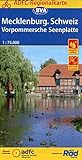 ADFC-Regionalkarte Mecklenburgische Schweiz Vorpommersche Seenplatte, 1:75.000, mit Tagestourenvorschlägen, reiß- und wetterfest, E-Bike-geeignet, GPS-Tracks-Download (ADFC-Regionalkarte 1:75000)
