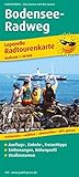 Bodensee-Radweg: Leporello Radtourenkarte mit Ausflugszielen, Einkehr- & Freizeittipps, wetterfest, reissfest, abwischbar, GPS-genau. 1:50000 (Leporello Radtourenkarte: LEP-RK)