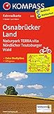 KOMPASS Fahrradkarte Osnabrücker Land, Naturpark TERRA.vita, Nördlicher Teutoburger Wald: Fahrradkarte. GPS-genau. 1:70000 (KOMPASS-Fahrradkarten Deutschland, Band 3035)