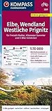 KOMPASS Fahrradkarte 3321 Elbe, Wendland, Westliche Prignitz 1:70.000: reiß- und wetterfest mit Extra Stadtplänen