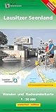 Lausitzer Seenland: Wander- und Radwanderkarte 1:50 000 GPS-fähig wetterfest - reißfest