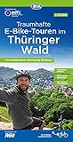 ADFC-Regionalkarte Traumhafte E-Bike-Touren im Thüringer Wald, 1:75.000, mit Tagestourenvorschlägen, reiß- und wetterfest, GPS-Tracks-Download