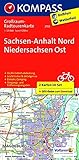 KOMPASS Großraum-Radtourenkarte 3705 Sachsen-Anhalt Nord - Niedersachsen Ost, 1:125.000: Ruhrgebiet, Niederrhein, Rheinland, Sauerland, Siegerland, 2 ... (KOMPASS Großraum Fahrradkarte, Band 3705)