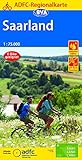 ADFC-Regionalkarte Saarland, 1:75.000, mit Tagestourenvorschlägen, reiß- und wetterfest, E-Bike-geeignet, GPS-Tracks Download (ADFC-Regionalkarte 1:75000)