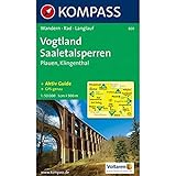 Vogtland - Saaletalsperren - Plauen: Wanderkarte mit Kurzführer, Radwegen und Loipen. 1:50.000 (Kompaß-Wanderkarte, Band 805)