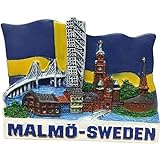 Malmö Schweden Sweden Poly Magnet Turning Torso Oresund Brücke Souvenir