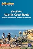 Eurovelo 1 - Atlantic Coast Route: From the fjords of Norway to the beaches of Portugal, 11.150 km, 1:500.000 (bikeline Panorama)