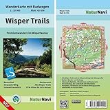 Wisper Trails: Wanderkarte mit Radwegen, Blatt 42-556, 1 : 25 000, Premiumwandern im Wispertaunus (NaturNavi Wanderkarte mit Radwegen 1:25 000)